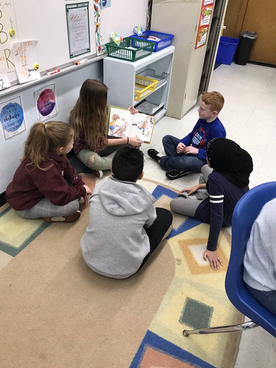 MrsMagnerELA's tweet photo. 8th grade joined 4th grade this morning to celebrate #WorldReadAloudDay @scholastic @litworldsays https://t.co/tFZFtJYFlx