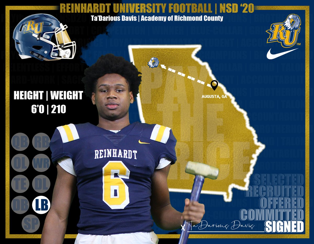 Reinhardt Football tweet media