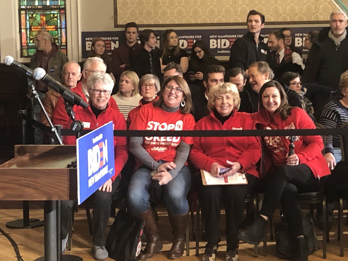 JohnValleyGuy's tweet image. Team ⁦@AARPNH⁩ in the house ⁦@JoeForNH⁩ event on sea coast hoping to hear him discuss RX costs #StopRxGreed ⁦@schersea⁩ ⁦@cathymcleer⁩ ⁦@AARPCT⁩ #FITN