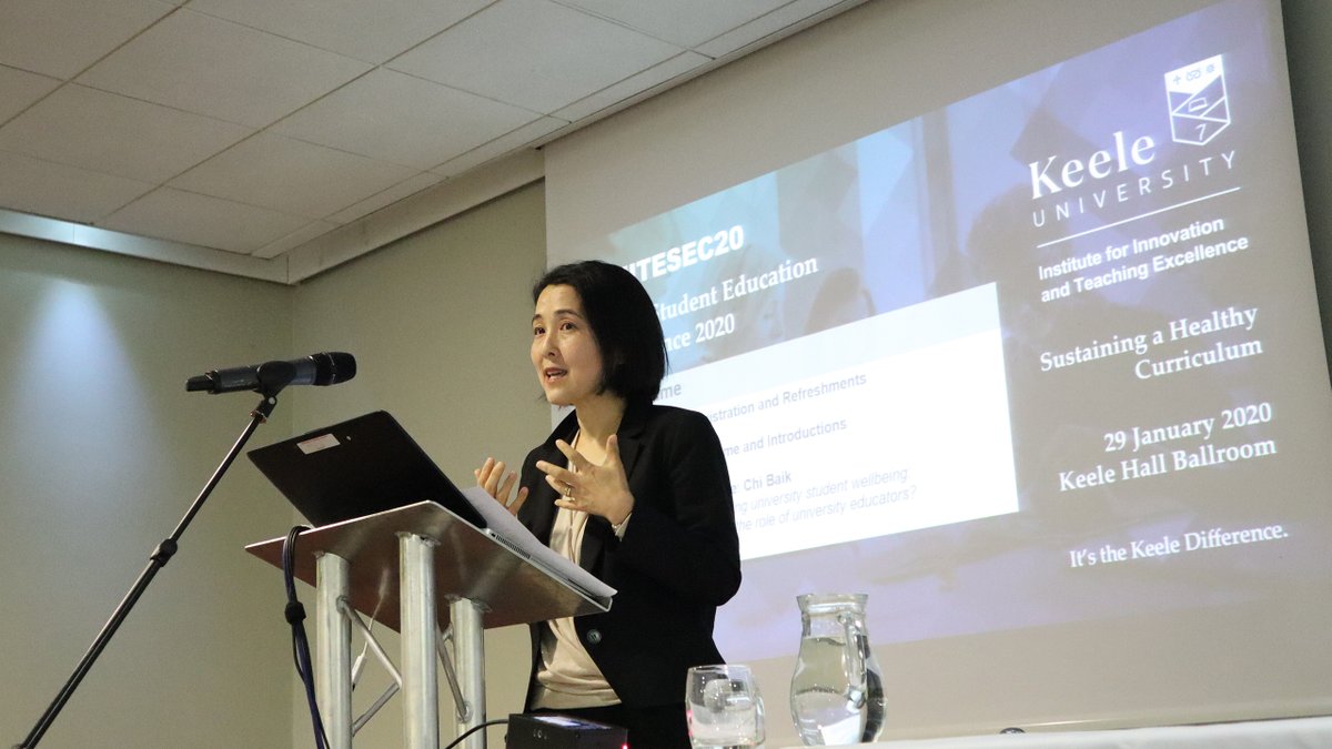 Chi Baik presenting at the KIITE Student Education Conference 2020