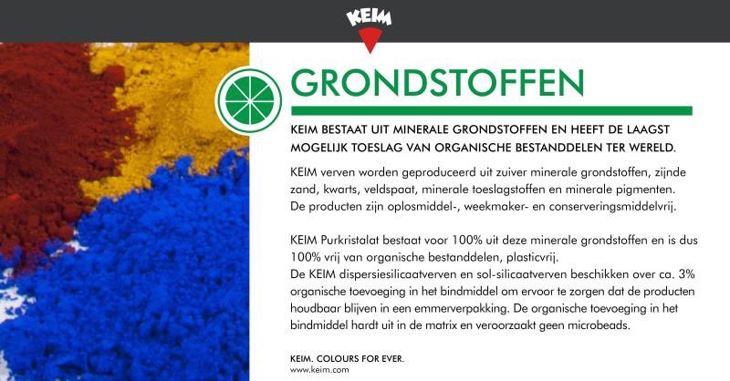 Statement 3: Onze muurverven worden gemaakt van zuiver minerale grondstoffen zonder toevoeging van plastics waardoor de producten extreem lang meegaan en uitstekend passen in cradle to cradle project! Check keim.com
#circulaireeconomie #reusereducerecycle #keim
