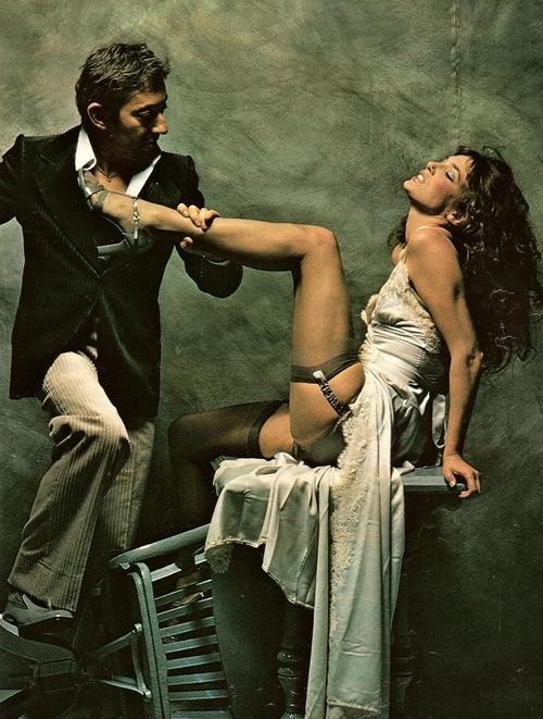 Jane Birkin &amp; Serge Gainsbourg
Lui N°131 (December 1974)
ph. Francis Giacobetti
Source: jinxproof
