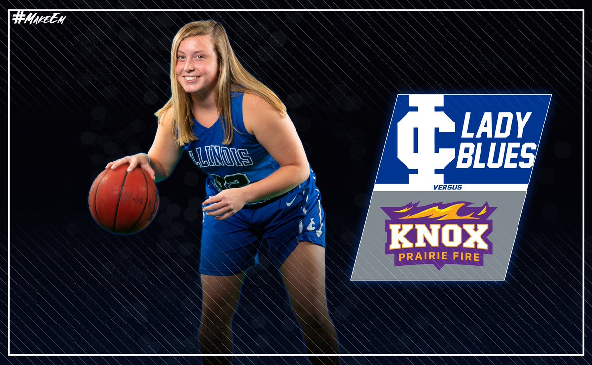 ICWBB's tweet photo. The Lady Blues are on the road again this evening, heading to Galesburg, IL for a MWC match up with the Knox College Prairie Fire. β
β
Tip off is slated for 7:30pm. The livestream link below:
https://t.co/Eb3YJmjqrn
β
#LetsGoBlues #MakeEm https://t.co/ZE39azAA1m
