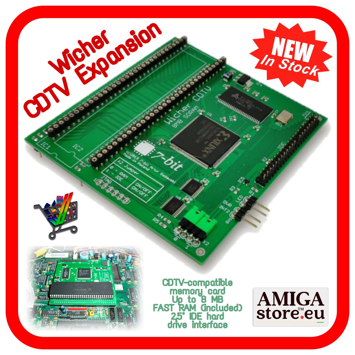 AMIGAstore's tweet photo. #New #Wicher #CDTV Expansion compatible #MemoryCard #InStock

☃ #RetroWarm Peaks at @AMIGAstore™ ⛄ https://t.co/obLk2CWq3k

#ColdWinter ❄ #AMIGAstore™
Your Trusted #Amiga_Store

#FASTRAM #RAM #SDRAM #IDE #HardDrive #CFCard #SDcard #AmigaCDTV #Kickstart #BootROM #RetroGaming https://t.co/ROmOx1h5Z7
