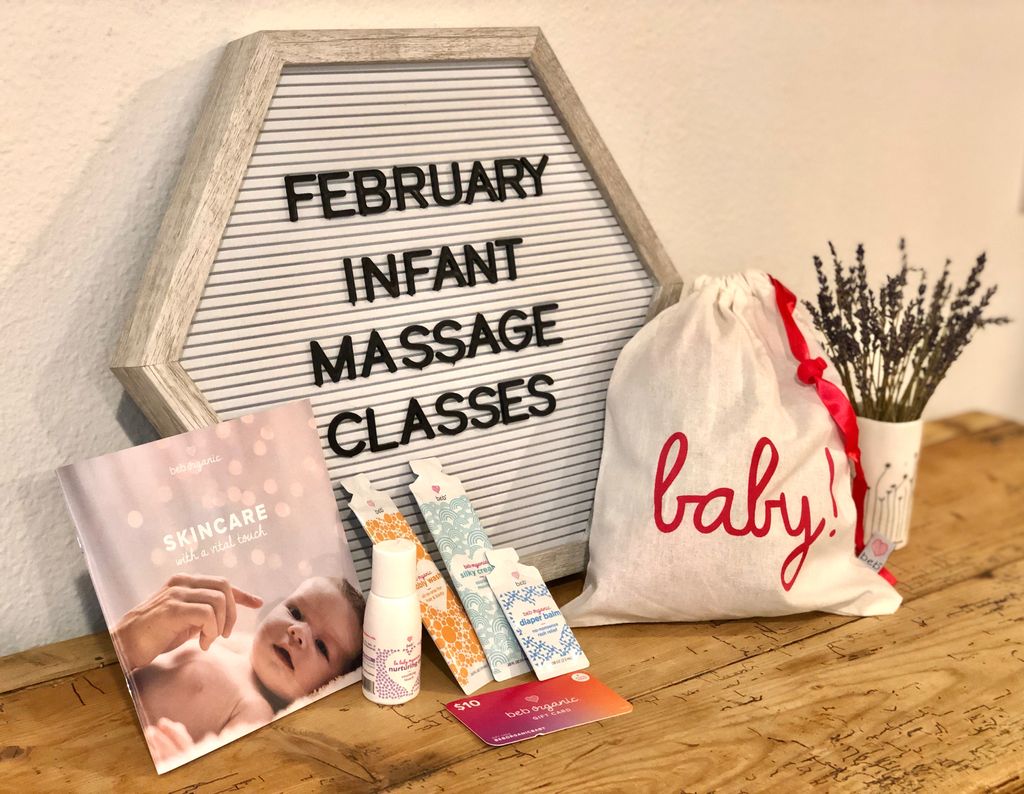 Sarahs_LA's tweet photo. This month is all about the LOVE! Join us and nurture the special love and bond between you and your baby in our Infant Massage classes. And for a little extra loveliness, enjoy a @beborganic Baby Bag full of their fantastic products ❤️ https://t.co/HiMXUrEn9N