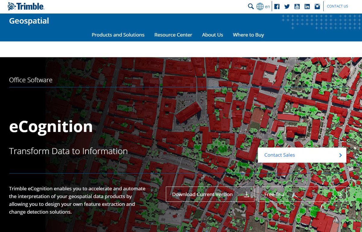 TrimbleNews's tweet image. Visit the new #Trimble #eCognition website to uncover a wealth of efficiently-organized information for all levels of eCognition users: bit.ly/397Tjnu