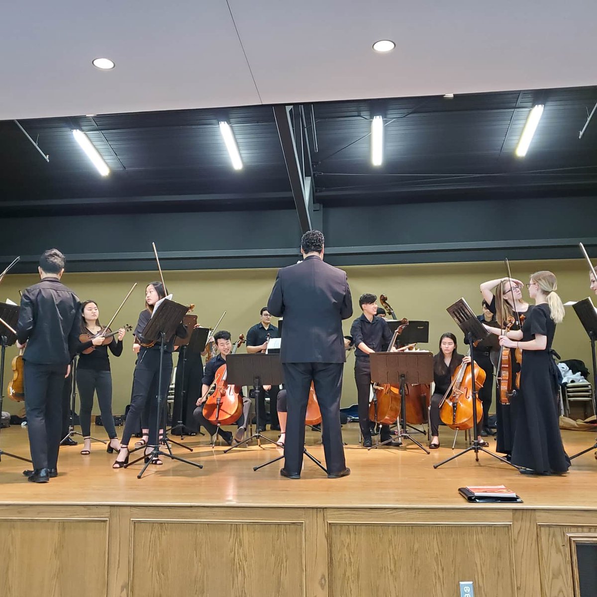 The Manhattan High Chamber Orchestra provided excellent dinner music at the  annual meeting!