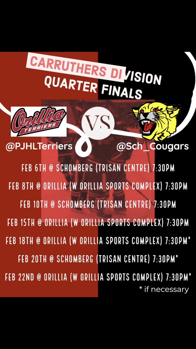 PJHLTerriers's tweet photo. There’s nothing like playoff hockey https://t.co/GBx7NKsHNb