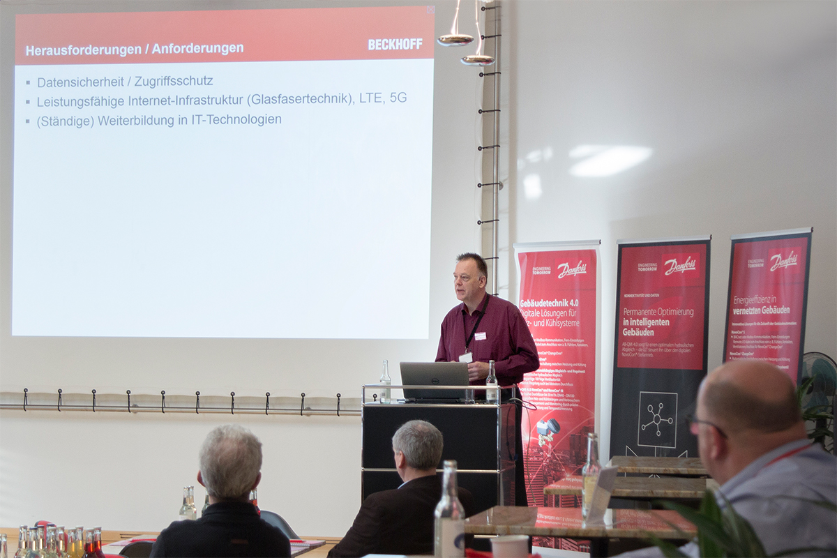 Frank Schubert from Beckhoff talking about BigData IoT in smart buildings