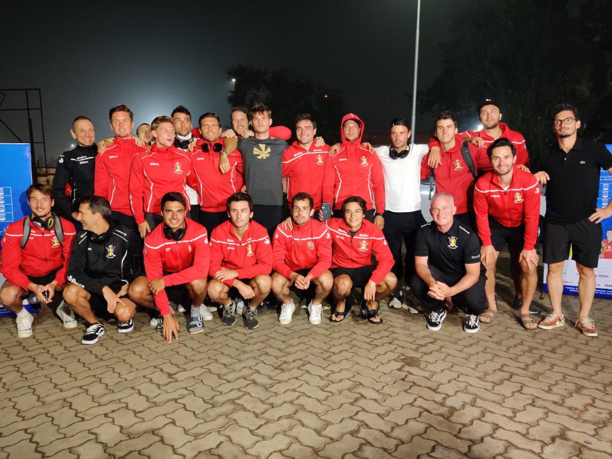 The CHAMPIONS have landed in the den. 🇧🇪 

Welcome to Odisha, @BELRedLions men! 🙏

#IndiaKaGame #FIHProLeague