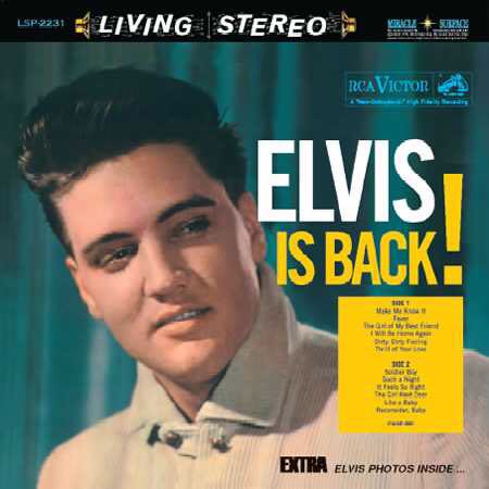 25. Elvis Presley - Elvis Is Back! (1960)Genres: Rock & Roll, Pop, Rhythm & BluesRating: ★★★Note: welcome back