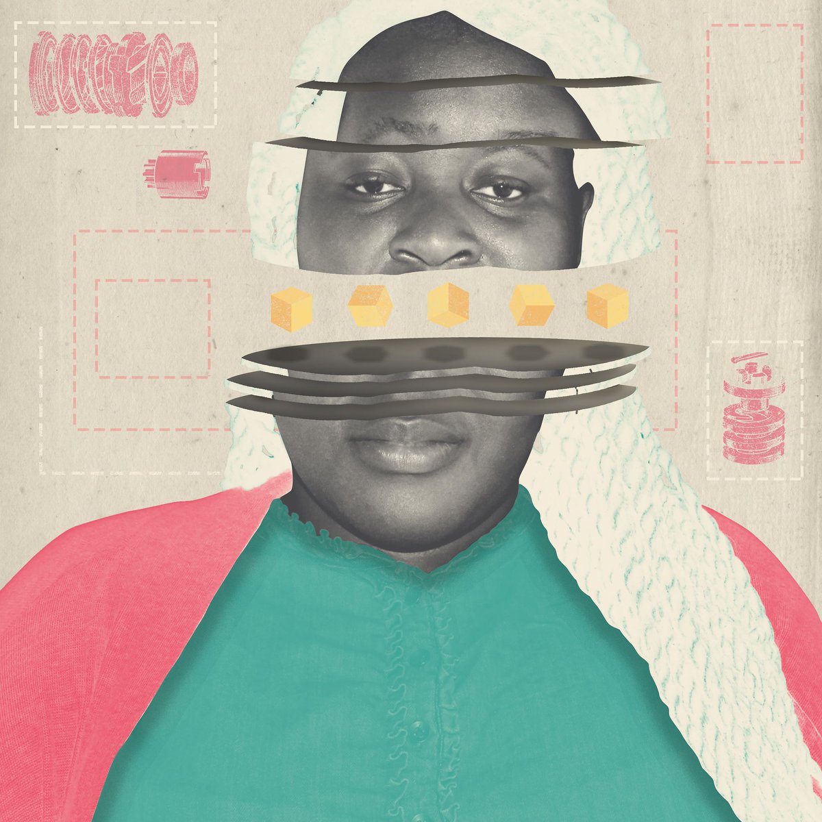 RobHalhead's tweet image. Rachel Ogbarten, 36/50 commissions I created for the fifty 'D&amp;amp;AD New Blood Academy Winners'.
- Commissions - hello@robhalhead.co.uk

#collageart  #digitalcollage #newblood #newbloodacademy #illustration #collageillustration #art  #photoshop  #digitalcollage  #artfido #dandad