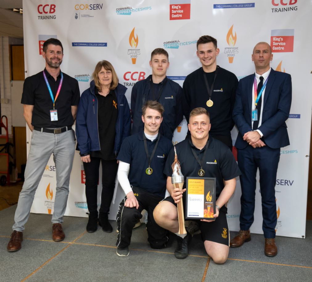 Congratulations to our #ApprenticeshipGames winners <a href="/pendennisyachts/">Pendennis Shipyard</a>!

#NAW2020 #NAW20 #Winning Cornwall College Business
