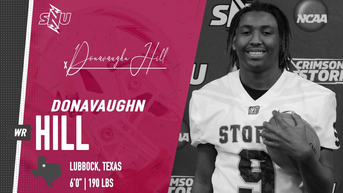 SNUFootball's tweet photo. Join us in welcoming 
@bigdlbk
 to the Crimson Storm family!

#GoCrim20n 
#BoltsUp⚡️ https://t.co/HkWrG6BIa5