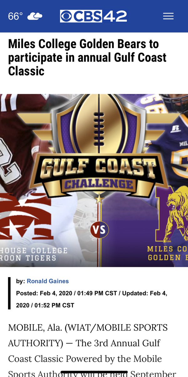 devinwyatt_'s tweet image. The @mobilegcc is September 19, 2020 and coverage of the “Ultimate HBCU Experience” is already underway. This is what having a firm like @themodernmold on your team can do for your brand. Head over to @mobilegcc to learn more.
