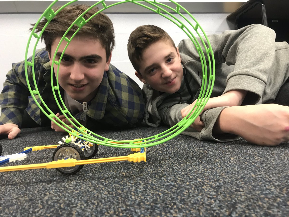 CMS students enjoying wellness day problem solving through play and engineering