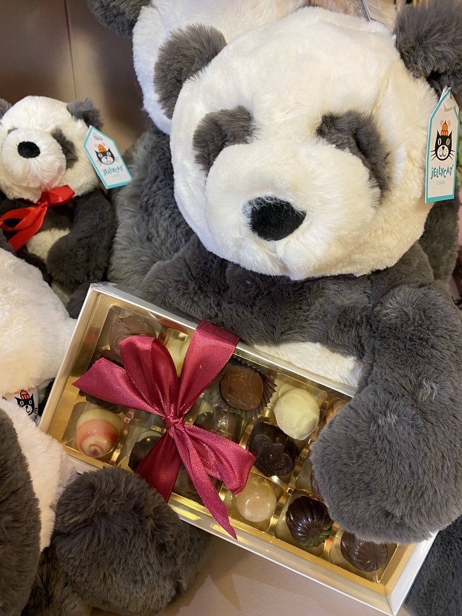 Chocolates and teddy’s available at Hedgehogg #bowlandchocolates #jellycat #shoplocal