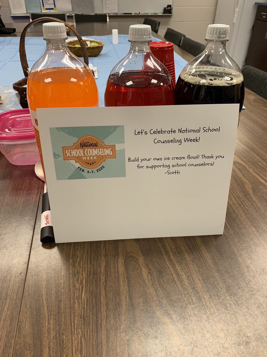 Honoring another amazing teacher, Mrs. Sande, who won #schoolcounselor trivia for #NSCW2020! Our staff is enjoying rootbeer floats today as I say thank you for their collaboration, conversation and support everyday! <a href="/IowaSCAtweets/">ISCA</a> <a href="/ASCAtweets/">ASCA</a> <a href="/CharlesCityCSD/">Charles City Community Schools</a> <a href="/CCSchCounselors/">Charles City CSD Counseling Department</a>