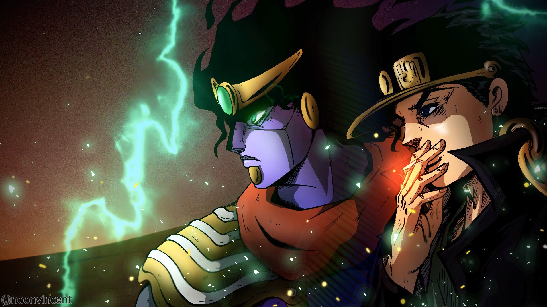 vincentnoon on X: Jotaro & Star Platinum ⭐️