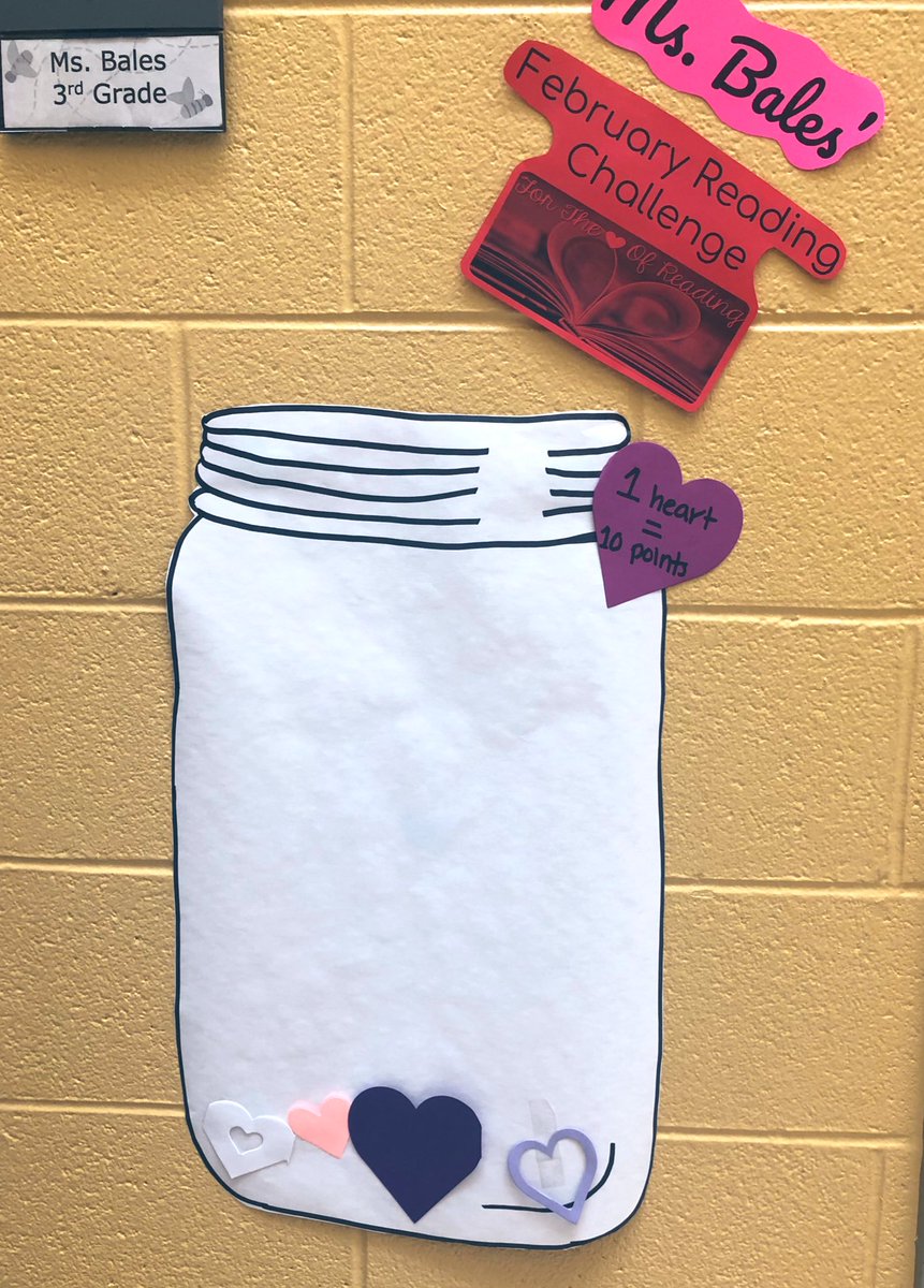 Third grade ❤️s to read! It’s a close competition between these two awesome classes. Bring it on, <a href="/baleschloe/">Chloe Bales</a>!! 📚 @Fairmont_JCS