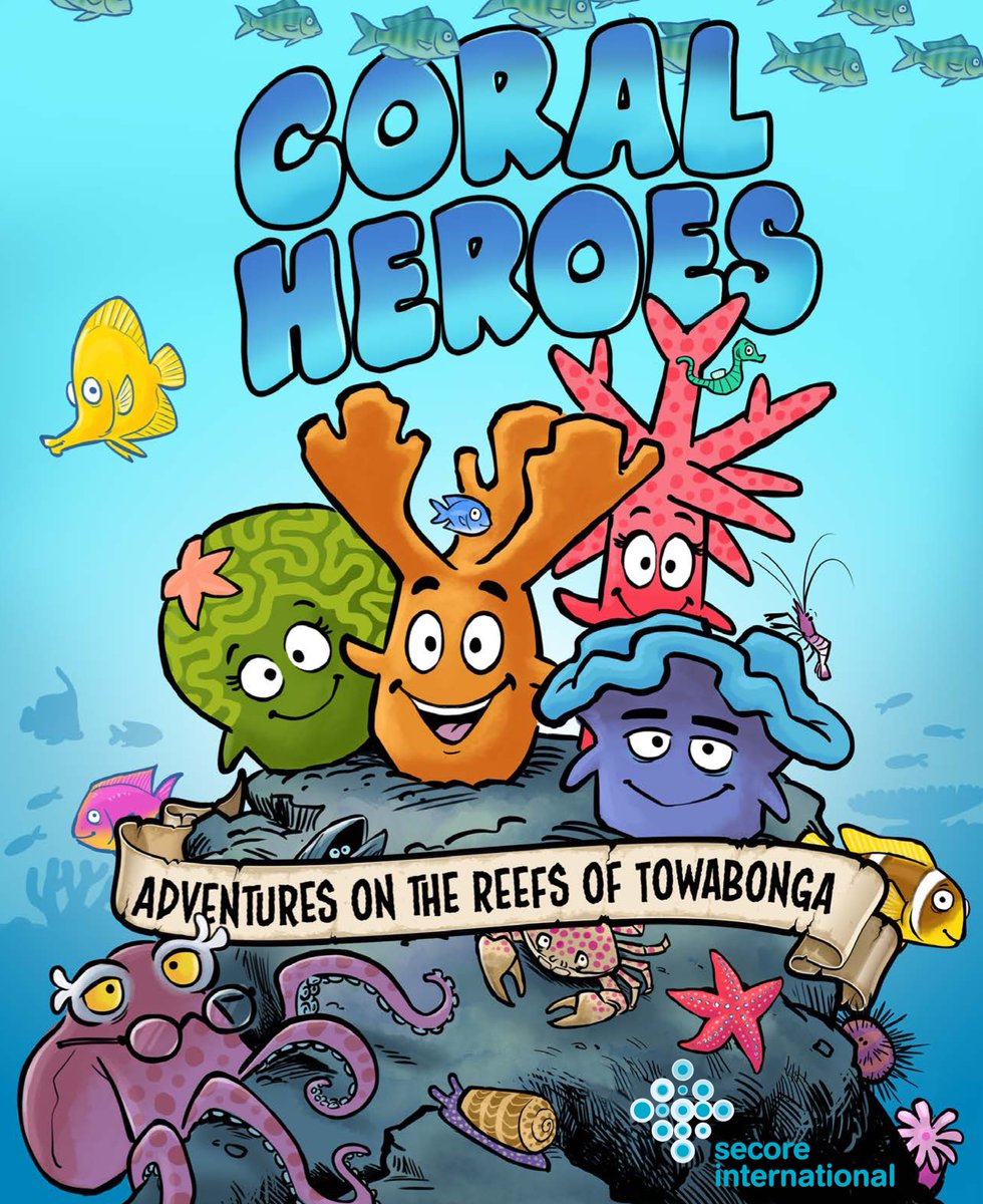Check out this A+ comic book about coral reefs from @SECORE_coral: secore.org/site/our-work/…

Our upcoming Rosé for Reefs will support their work to restore corals! #CheerstoChange