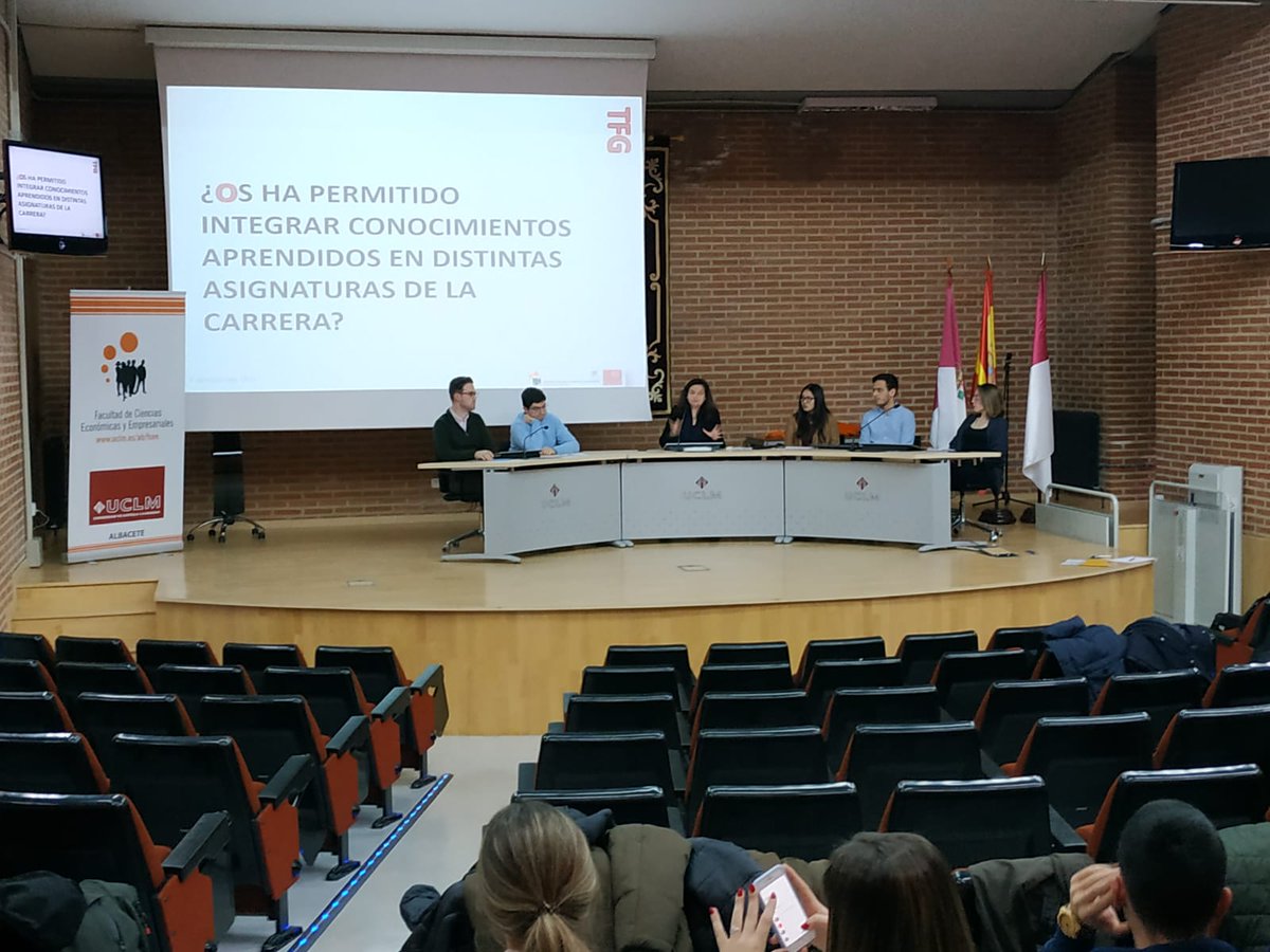 ftaadcee_ab's tweet photo. Esta tarde, dentro del Seminario de TFG, tenemos la suerte de contar con egresad@s de la FCEE -que cursan un máster en el centro- para hablar de su experiencia TFG.
@mueme @mucrydes #MUCAFF @MECreditouclm @MCIAlbaceteUCLM
Modera @angela_triguero
¡Gracias a tod@s!👏👇@dafcee_ab https://t.co/K3mLd8lHw2