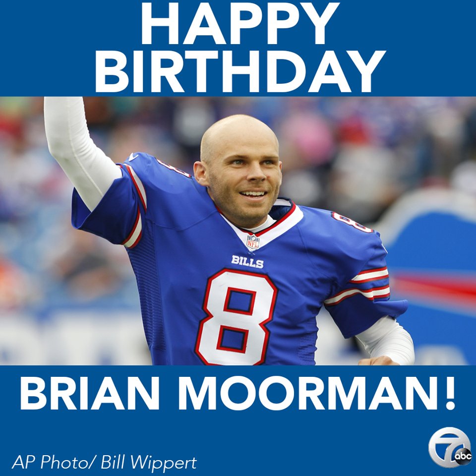 Former Bills punter and founder Brian Moorman turns 44 today. Happy Birthday!  