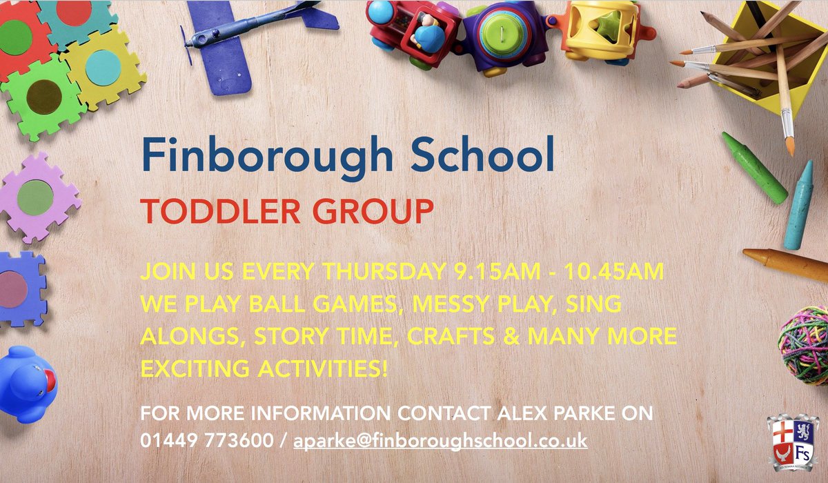 For a fantastic Parent &amp; Toddler group, look no further! These uniquely designed sessions run by <a href="/FinboroughSch/">Finborough School</a> are available every Thursday in our fabulous Sky Room. Come along and join in the fun. For more information please visit: finboroughschool.co.uk/wp-content/upl…