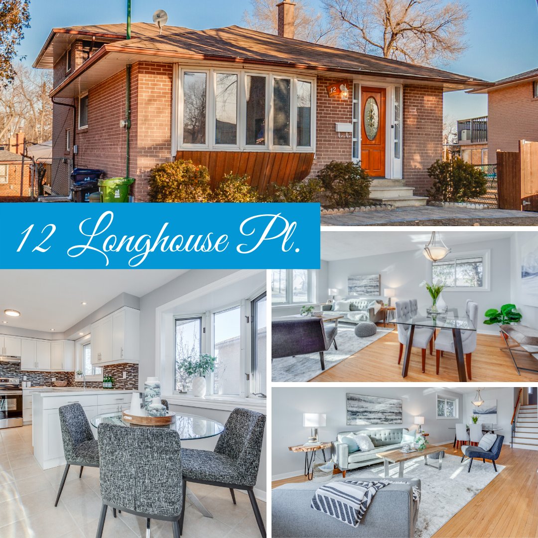 12 Longhouse Pl - $920,000

~4+1 Bed & 2 Bath
~Large fenced in backyard w/custom deck
~4 car private parking
~Eat-in chef-inspired kitchen

If this ticks all the boxes for you and you'd like to see it in person, reach out today for a private showing! 

TorontoCityRealtor.ca