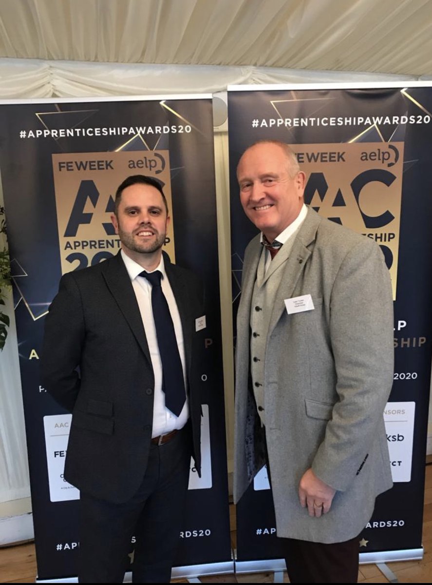 Our Chairman Colin Tucker and CEO Grant Santos are at the Parliamentary Reception for the #ApprenticeshipAwards20 along with @WelshNurseries 

We are very proud to be shortlisted!

@FEWeek @AELPUK