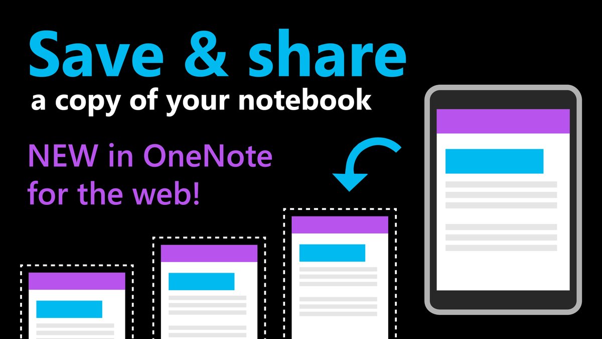 Soon, you’ll be able to save a copy of your #OneNote notebook and share it with students, colleagues, or even your teacher bestie from another district! Look out for this new feature in the coming weeks. 

👉 msft.it/6015TZtpX 

#EdTech #MIEExpert