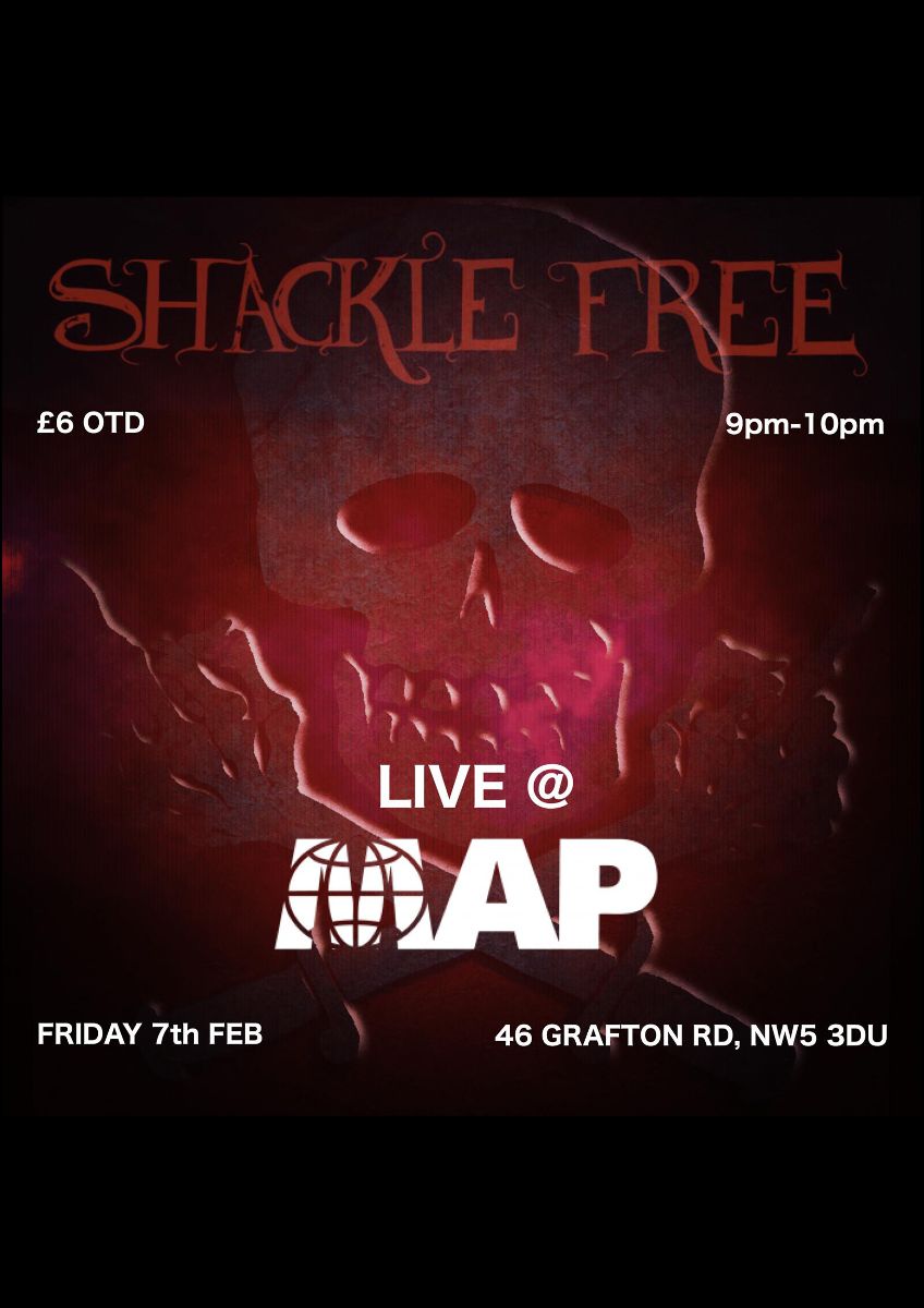 mapmusicltd's tweet photo. MAP GIG - SHACKLE FREE - https://t.co/LdEWT7z6KN https://t.co/JD9lQpcg0g