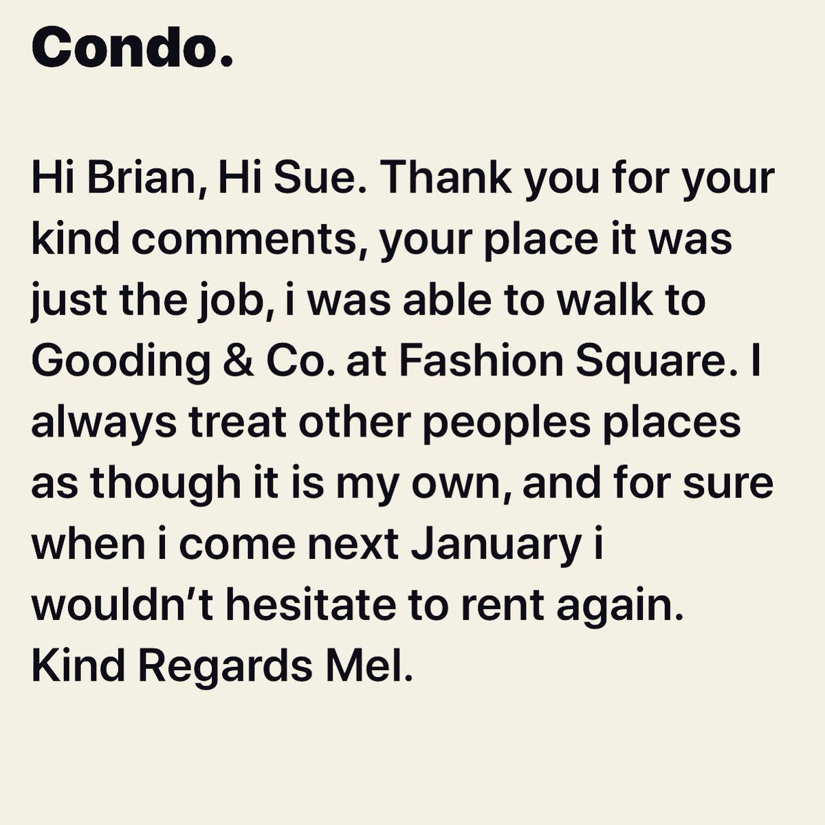 See what our guests are saying about Holiday Scottsdale. #airbnb #airbnbhost #vrbo #homeaway #Scottsdale #travelarizona