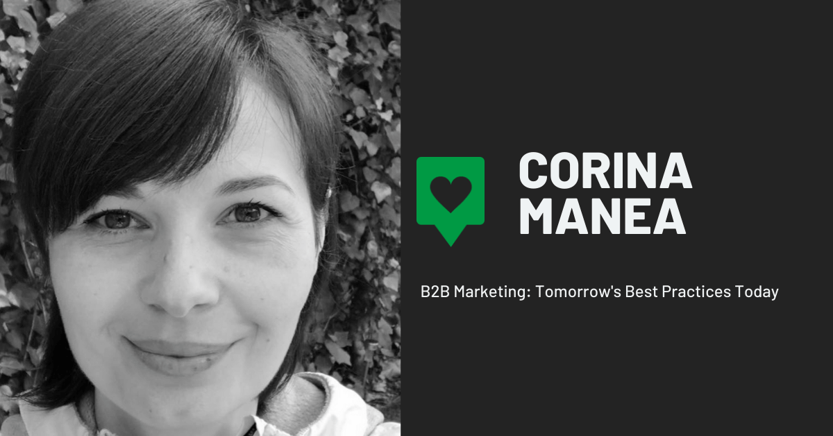 corinamanea's tweet photo. #B2Bmarketing may be a numbers game, but the personalized treatment of your customers never goes out of style. Read my thoughts in this interview with @dshiao on @leadtail blog 👉https://t.co/kpYlWOL6oz https://t.co/t0MF19f8oR