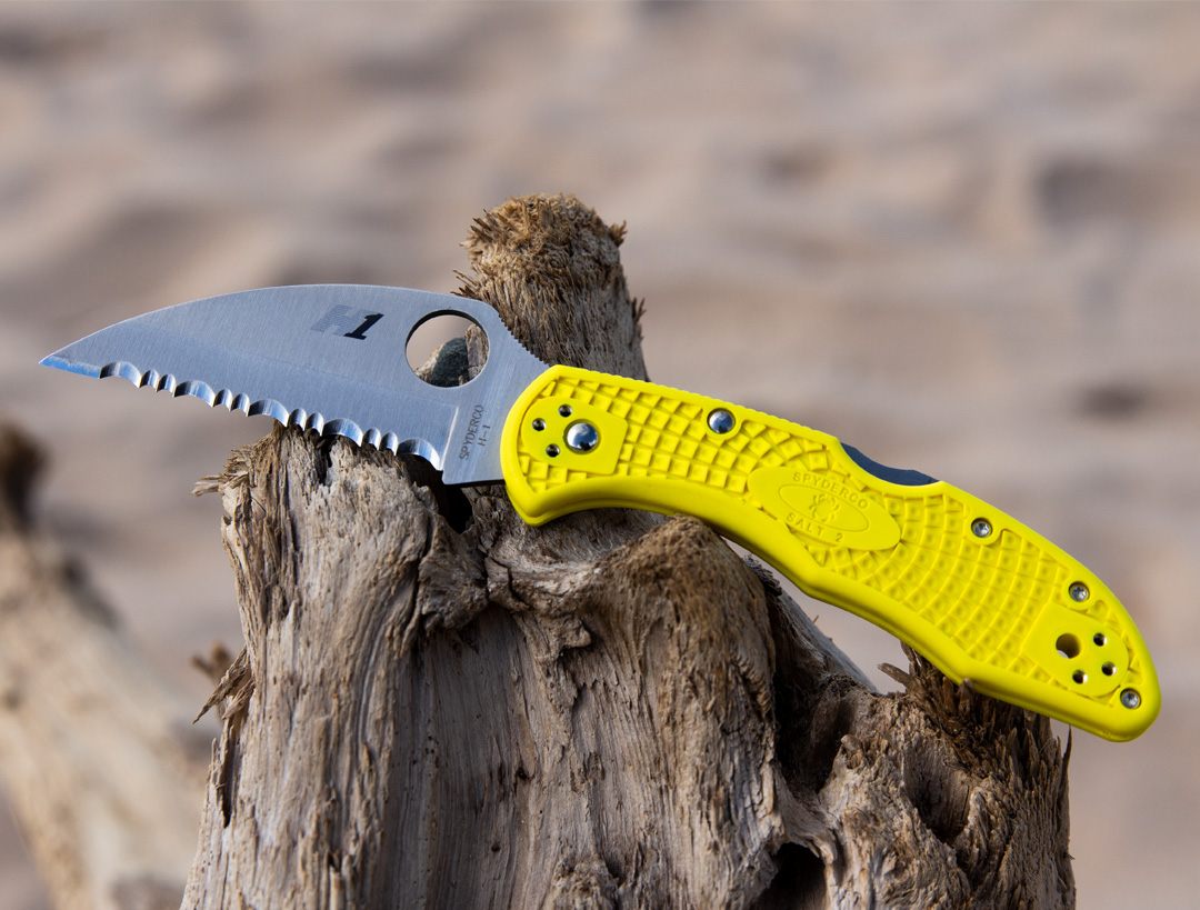 SpydercoKnives's tweet photo. Cutting Power + Corrosion Resistance #spyderco #spydercoknives #salt2 #spyderedge #saltseries #wharncliffewednesday https://t.co/mljrw3wOwC