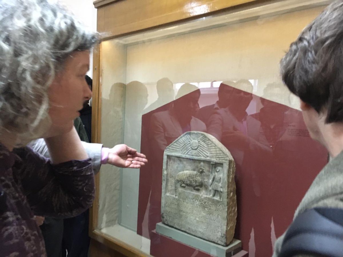 What a great day! Fabulous visit to Kom Oshim museum with <a href="/FitzMuseum_UK/">Fitzwilliam Museum</a> coffins team <a href="/sarah_hany/">Sara Hany Abed</a> and <a href="/Salpotintirah/">Lucy Wrapson</a>