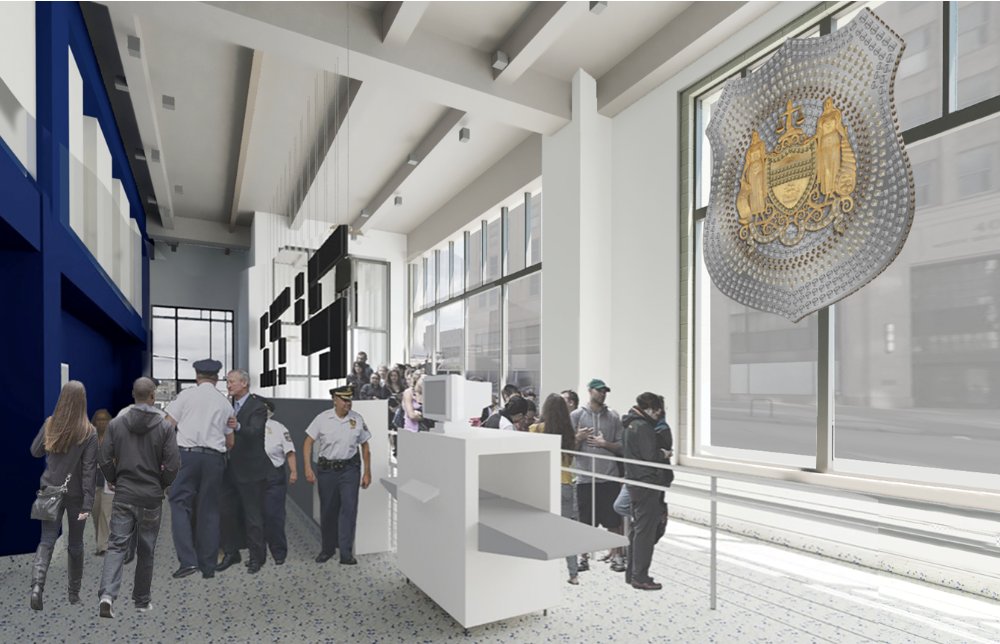 Rendering of new artwork by Donald Lipski.