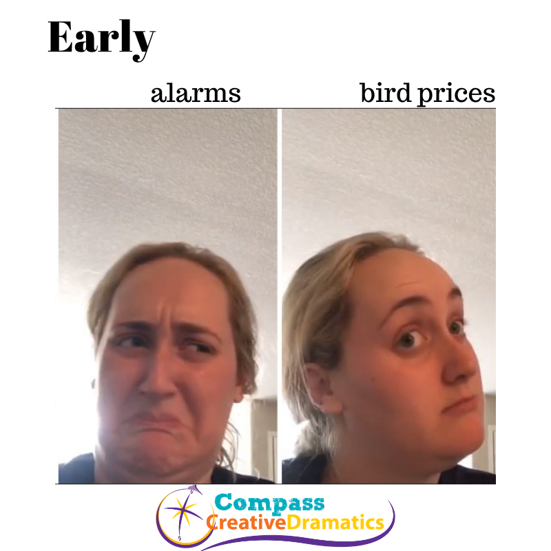 ccdramatics's tweet photo. Kombucha girl has got a point! Don't s n o o z e on the early bird registration DISCOUNT for CCD's 2020 Summer Performance Camp! 

👇🏽Click the link below register for camp👇🏽
 https://t.co/C7WoqvZwXr

#oneplayoneweek #kombuchagirlmeme #ccdramatics  #summertheatrecamp https://t.co/db3NSrwJoQ