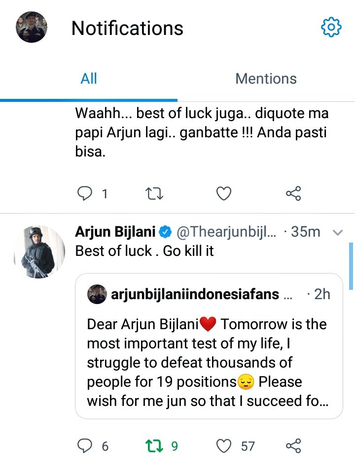 arjunbijlaniind's tweet photo. Thank you for your wish to me jun.I will go and kill it immediately and I will come back to you to give you news about the best of luck this test soon💫😇 The most beautiful and precious moment for me on Twitter😭❤️😍 @Thearjunbijlani #ArjunBijlani #LuckyFans😭 https://t.co/qHM70oeIGo