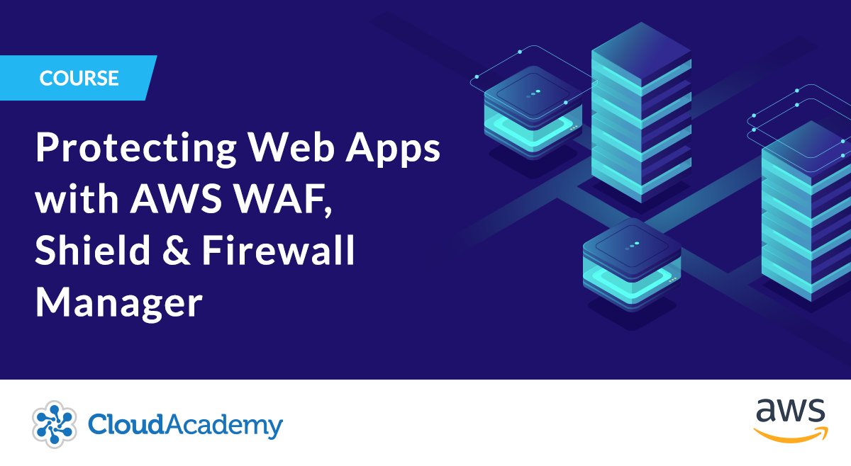 QANorthAmerica's tweet image. Take our course to learn about the 3 #AWS services - AWS Web Application Firewall Service (WAF), #AWSFirewallManager and #AWSShield - that are designed to protect your web app from external attacks. cloudacademy.com/course/protect…