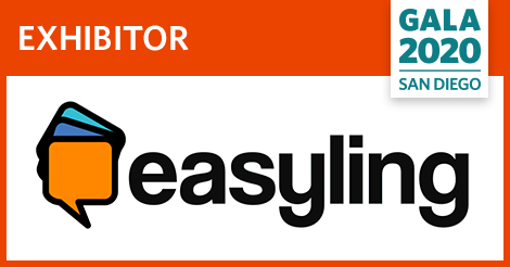 GALA_Global's tweet photo. Don't miss your chance to stop by the @easyling_com booth at #GALASanDiego! Discover who else you can visit at https://t.co/SnWVhPnptJ

#GALA2020 #LanguageofBusiness #GALAExhibitor https://t.co/fjNwrLm8Wj