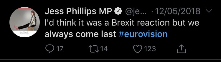 We Always Come Last.We have come last 4 times out of 62 - 2003, 2008, 2010 & 2019.