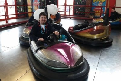 coastertouring's tweet photo. #remarkablewednesday I've twice set the Guinness World Record for marathon riding bumper cars. I last broke the record in 2015 when I rode the bumper cars at Funland Hayling Island for over 27 hours. #iamremarkable https://t.co/q9Uy9kyCwe