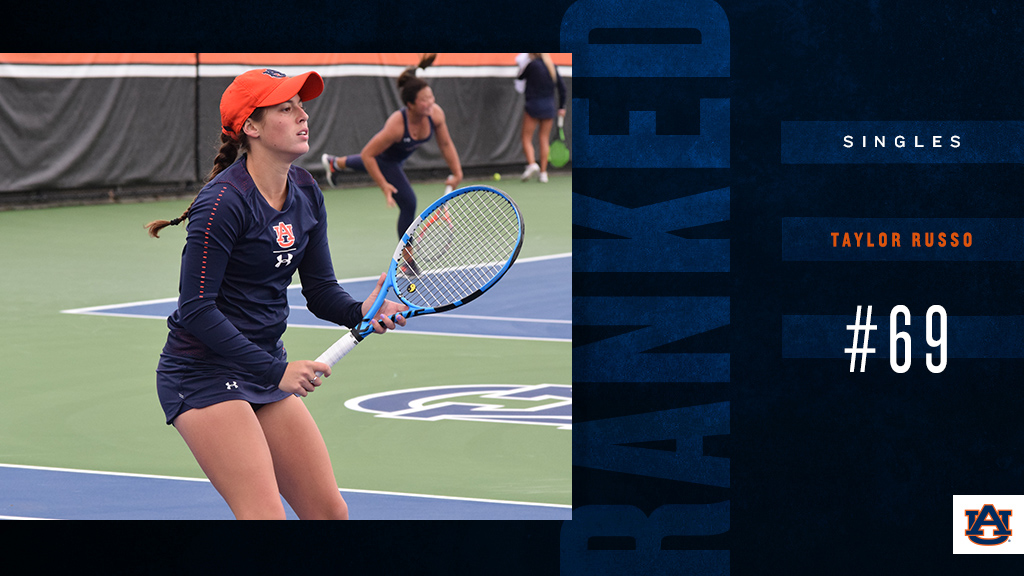 AuburnWTennis's tweet photo. New rankings are out!

🎾 @se_ovnc &amp; @TaylorRusso22 are No. 8⃣ in doubles
🎾 @TaylorRusso22 is No. 6⃣9⃣ in singles

#WarEagle https://t.co/gpoUAcPZtW