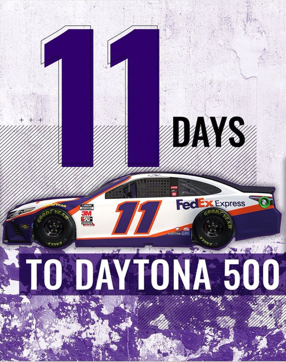 Jen_Flow's tweet photo. #11Team @dennyhamlin @JoeGibbsRacing @ToyotaRacing @DISupdates @NASCAR https://t.co/uJ0j85DKEe