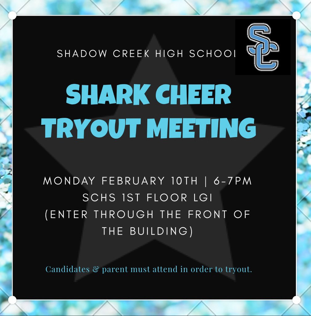 Shadow Creek Cheer Sharkcheer Twitter