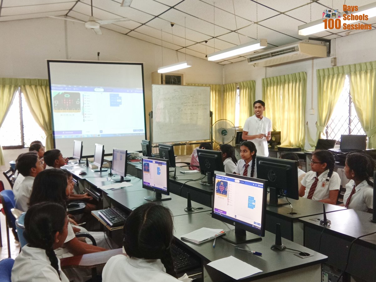stemuplk's tweet photo. School #45 - Gurudeniya Maha Vidyalaya, Kandy

100Days 100Schools Project is now on. Want to know about the project, visit https://t.co/R2BQIY38xa #lka #stemuplk #microbit #STEM https://t.co/pTP1zS2ztL