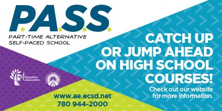 AltEdECSD's tweet photo. Register for PASS Semester 2 today!  PASS begins Monday, February 10th at 4pm!  Six locations, a variety of academic and option courses are available to high school students. Register at https://t.co/935LOU8qSK #PASS #ECSDfaithinspires https://t.co/i7JUBHjnm4