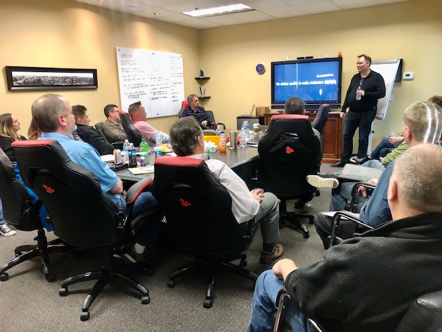 NationwidePwr's tweet photo. Today's session of the #PowerSummit2020: a Philip Crosby workshop focusing on one thing: quality.
At Nationwide Power, we truly believe our level of quality and service is what sets us apart as the industry leader in critical power.
#Quality #AlwaysOn @DiscoverCrosby https://t.co/Qae921Qwsc