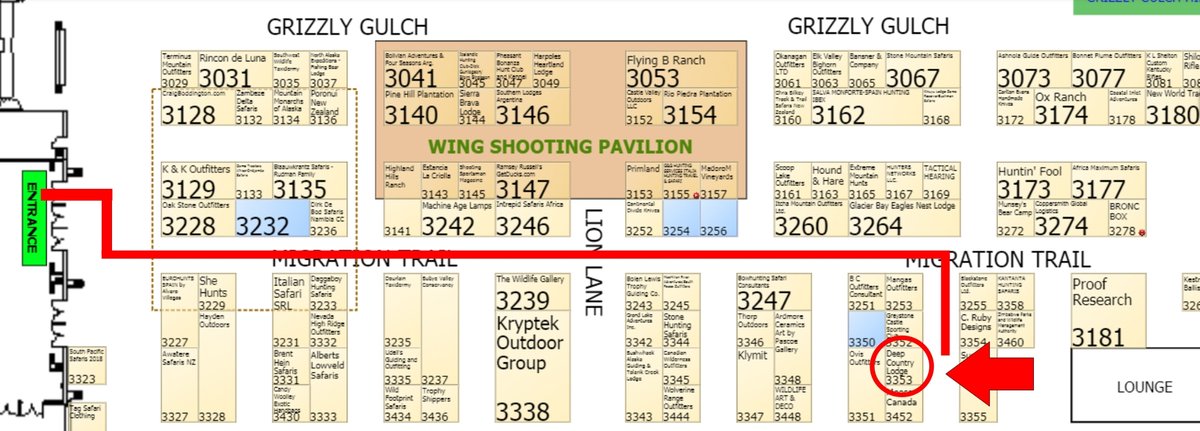 1/2 -  Ultimate Sportsmen's Market @ 2020 SCI International Convention.  Swing by &amp; talk to us about that Woodland Caribou, Eastern Canadian Moose or Black Bear hunt!   10am - 5pm Today.  This place is huge so here are some directions to find us more easily!
